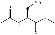 L-Alanine, N-acetyl-3-amino-, methyl ester (9CI) Struktur