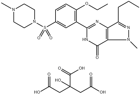 Sildenafil citrate Structure