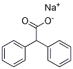 Benzeneacetic acid, a-phenyl-, sodiuM salt Structure