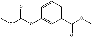 炭酸メチル[m-(メトキシカルボニル)フェニル] 化学構造式