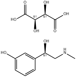 フェニレフリン酒石酸塩 化学構造式