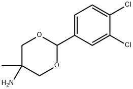 5-Amino-5-methyl-2-(3,4-dichlorophenyl)-1,3-dioxane Structure