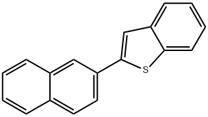 2-(2-ナフタレニル)ベンゾ[b]チオフェン 化学構造式