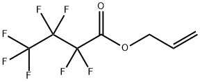 ヘプタフルオロ酪酸アリル 化学構造式