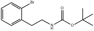 TERT-BUTYL 2-BROMOPHENETHYLCARBAMATE Structure