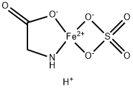 甘氨酸亚铁硫酸盐, 17169-60-7, 结构式