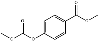 Carbonic acid methyl[p-(methoxycarbonyl)phenyl] ester Struktur