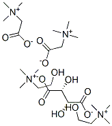 betaine choline [R-(R*,R*)]-tartrate Struktur