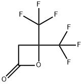 3,3-BIS(TRIFLUOROMETHYL)-2-OXETANONE Structure