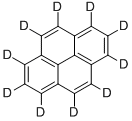 ピレン-D10 化学構造式