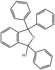 1,3-Dihydro-1,3,3-triphenylisobenzofuran-1-ol Structure