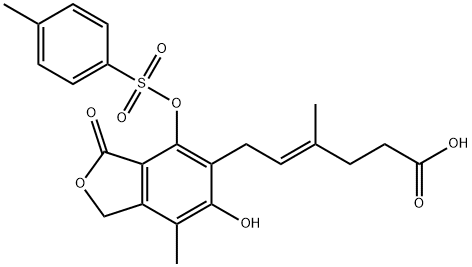 4'-DESMETHYL-6'-TOSYLMYCOPHENOLIC ACID Struktur
