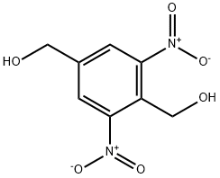 2,6-Dinitro-1,4-benzenedimethanol Struktur