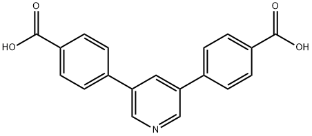 4,6-Di(4-carboxyphenyl)pyrimidine Struktur