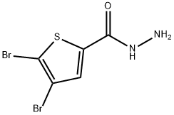 2,3-DIBROMO-5-THIOPHENECARBOXYLIC ACID HYDRAZIDE Structure