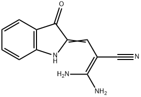 3,3-diamino-2-[(E)-(3-oxo-1H-indol-2-ylidene)methyl]prop-2-enenitrile|