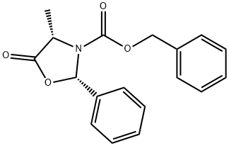 (2S,4S)-3-Benzyloxycarbonyl-4-methyl-2-phenyl-1,3-oxazolidin-5-one|(2S,4S)-3-苄氧羰基-4-甲基-2-苯基-1,3-恶唑啉-5-酮