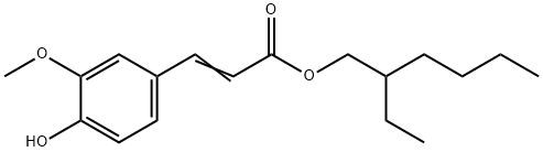 2-Ethylhexyl ferulate Struktur