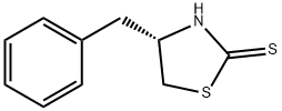(S)-4-ベンジル-1,3-チアゾリジン-2-チオン 化学構造式
