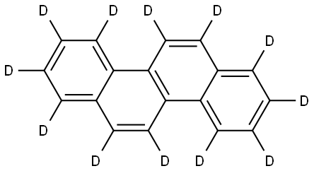 クリセン-D12 化学構造式
