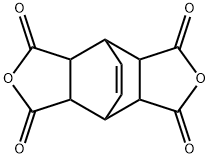 Bicyclo[2.2.2]oct-7-ene-2,3,5,6-tetracarboxylic acid dianhydride Struktur