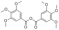 3,4,5-トリメトキシ安息香酸  無水物 化学構造式