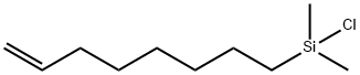 クロロジメチル(7-オクテニル)シラン 化学構造式