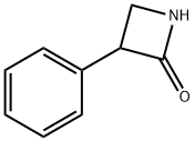 3-フェニルアゼチジン-2-オン 化学構造式