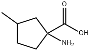 1-AMINO-3-METHYLCYCLOPENTANECARBOXYLIC ACID Structure
