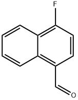 4-フルオロ-1-ナフトアルデヒド 化学構造式