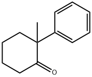 2-メチル-2-フェニルシクロヘキサノン 化学構造式