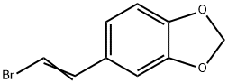 5-((E)-2-BROMO-VINYL)-BENZO[1,3]DIOXOLE Struktur