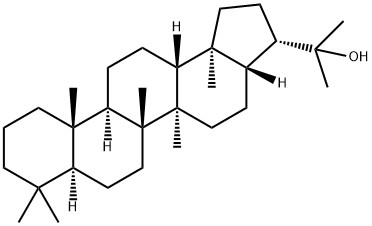 5α-ホパン-22-オール 化学構造式
