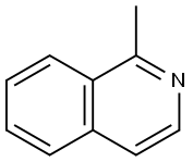 1-メチルイソキノリン 化学構造式