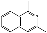 1,3-ジメチルイソキノリン 化学構造式