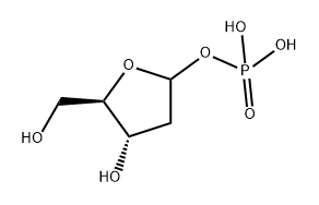 [4-hydroxy-5-(hydroxymethyl)oxolan-2-yl]oxyphosphonic acid Struktur