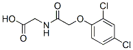 Glycine, N-((2,4-dichlorophenoxy)acetyl)-|