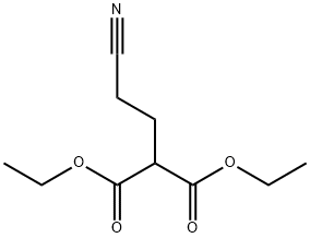 DIETHYL 2-(2-CYANOETHYL)MALONATE Structure