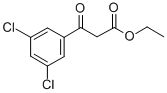 3-(3,5-二氯苯基)-3-氧代丙酸乙酯, 172168-01-3, 结构式
