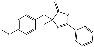 4-[(4-Methoxyphenyl)methyl]-4-methyl-2-phenyl-5(4H)-oxazolone Structure