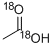 乙酸-18O2, 17217-83-3, 结构式