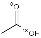 乙酸-18O2 结构式