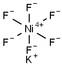 POTASSIUM HEXAFLUORONICKELATE(IV) Structure