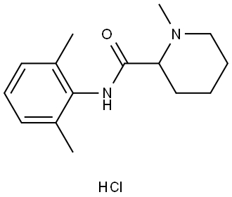 Mepivacaine hydrochloride Struktur