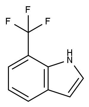 7-(trifluoromethyl)-1H-indole Struktur