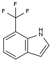 7-(trifluoromethyl)-1H-indole Struktur