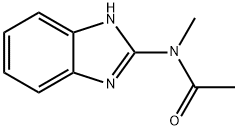 Acetamide, N-2-benzimidazolyl-N-methyl- (8CI) 结构式