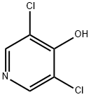 3,5-ジクロロピリジン-4-オール 化学構造式