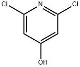 2,6-ジクロロ-4-ヒドロキシピリジン 化学構造式