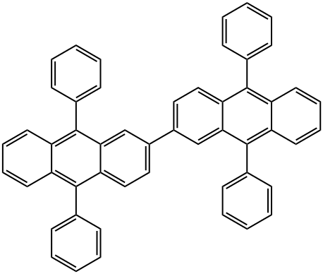 2,2'-Bi(9,10-diphenyl-anthracene) Structure